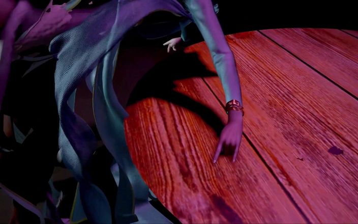 Soi Hentai: Супер красуня Арі Лол трахає великий чорний член - 3d анімація v588