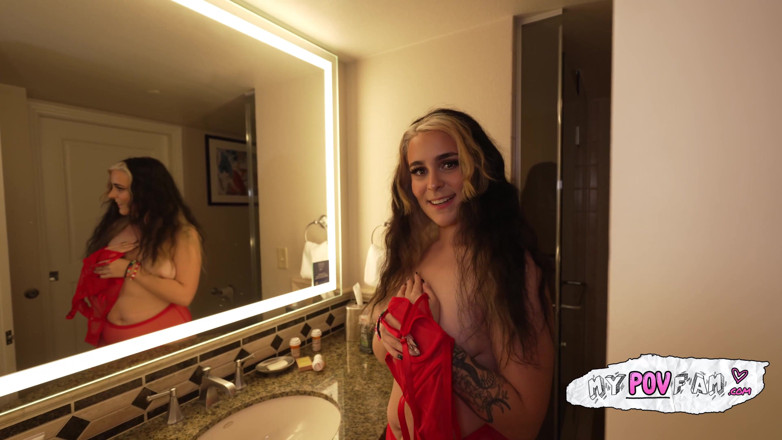 My POV Fam: Big booty slut catches her stepbrother watching her
