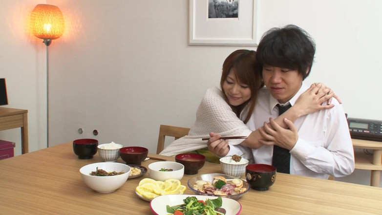 Caribbeancom: Asian couple having hot sex
