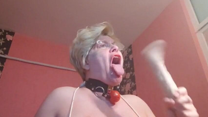 Putarankahotmilf: BDSM fuck,rope tits, blowjob gag, spanking,dp, squirt,pee
