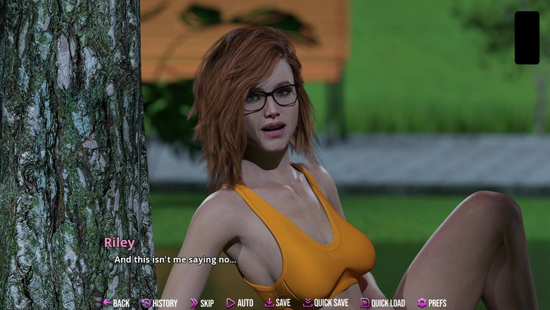 LustSaga: College Kings 139 - 莱利的秘密月光在公园里打手枪