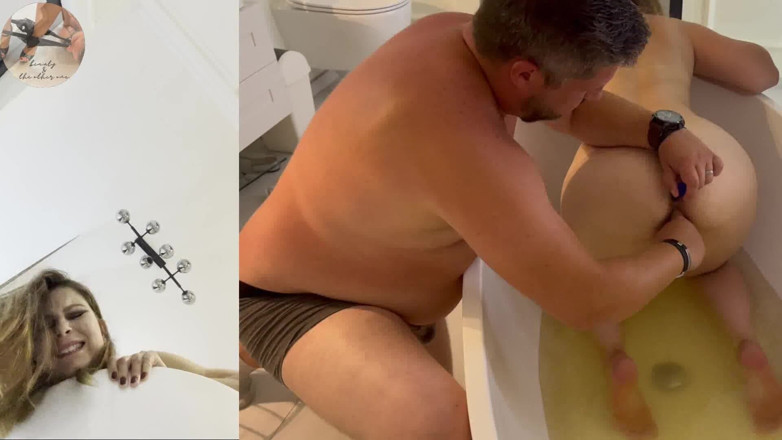 beauty_and_the_other_one: Lexi's badspel, meerdere orgasmes met de hulp van Luca