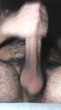 Masturbating and Getting a Lot of Milk Out of My Fat and Long Penis