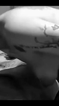 Black and White Moment of Blowjob