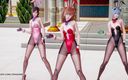 3D-Hentai Games: Somi - doğum günü striptiz dansı Evangelion Rei Ayanami Asuka Langley...