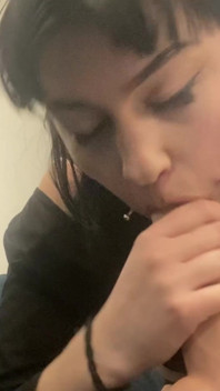 Deep POV Dildo Blowjob
