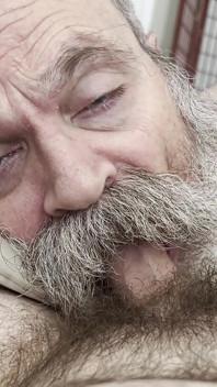 Papi-bär Krankenschwestern Schwanz, Bekommt Cumstache-belohnung