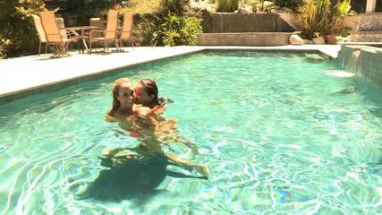 Injoy X: Hot gorgeous young girl friends having lesbian sex