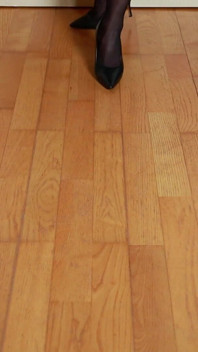 High Heels on Wooden Floor - Sharp Heel Clicks & Slow Walking Asmr