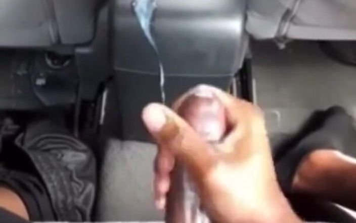 Take it for daddy: Stroking My BBC Until I Cum in the Car