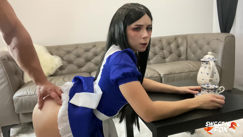 Sweetie Fox: Madness Alice deep sucks and rough fucks the Hatter to...