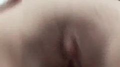 Busty redhead Mae Victoria gives an interracial blowjob and fuck with a deep threat