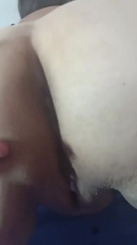 Cum Inside! Unfaithful Slut Wife Lets Her Pussy Filled with Milk!