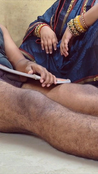 Stepmom Caught Stepson While Studying and Watching Porn