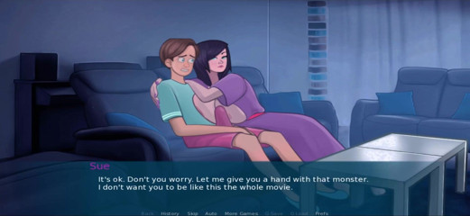 Hentai World: Sexnote bekijk nachtfilm met stiefmoeder