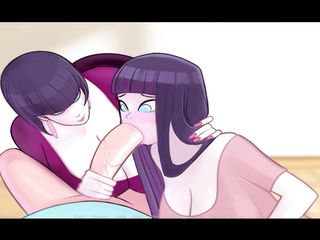 Hentai World: Секс-записка на уроці мінету