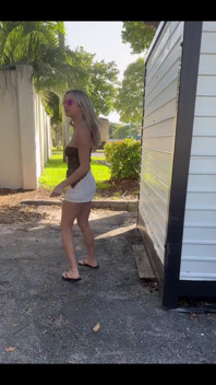 Peeing Outside!