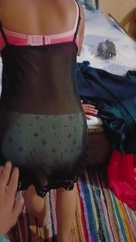 Desi Bhabhi in Sexy Black Lingerie