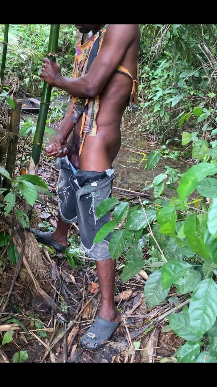 assdriller50: Pouring Cum in the Forest