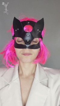 Explore My Pleasure with My Kitty Mask and Big Tits