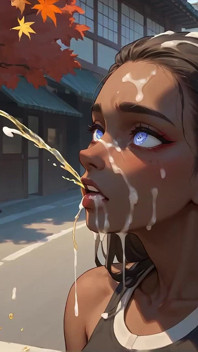 The Dark-hued Goddess Supplies an Audaciously Flamy Oral Cumshot, Delightfully Conforming up the Hottest, Messiest XXX