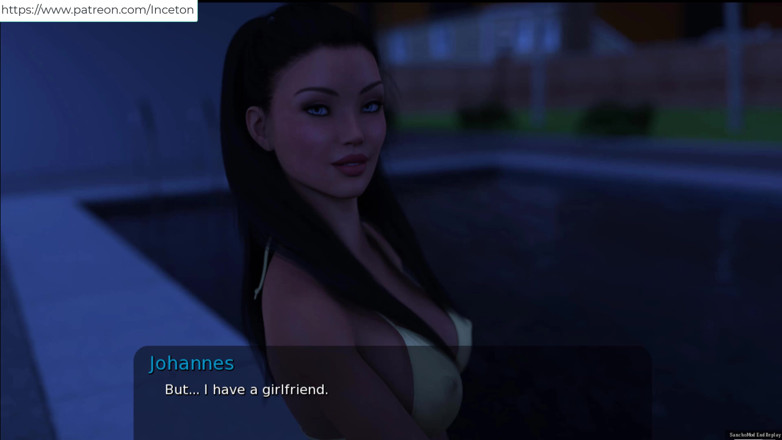 Johannes Gaming: Summer dengan Mia - mendapatkan handjob di kolam