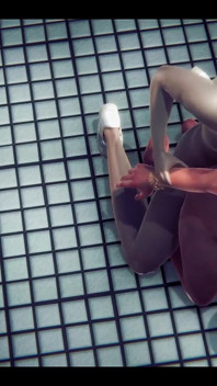 Hentai non censuré, 3D, Amaia Hardsex dans les toilettes, manga asiatique japonais, jeu porno