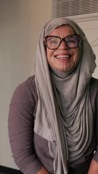 Bukkake bertudung - blowjob kad hijau