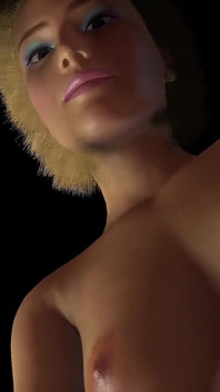 Mädchen reitet anal oben: 3D porno