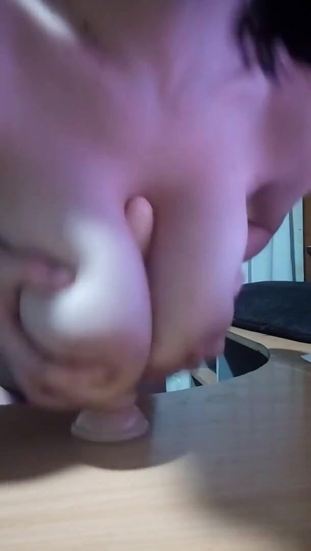 myla_angel: Tit fuck big dildo!