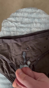 Cum on Wife’s Panties 20