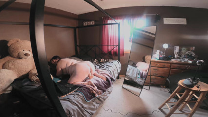 SexyNEBBW: Сексуальная толстушка ленивая шлюшка GoPro перед камерой