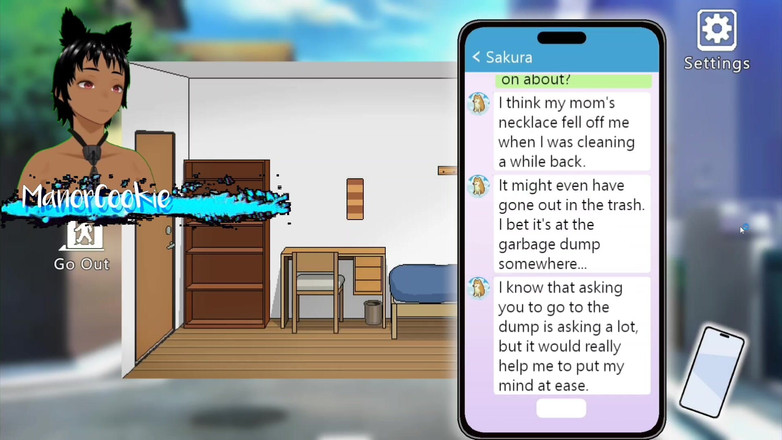 Manor Cookie: Delivery Hot - Delivering Packages and Meeting Sakura Who Likes to...