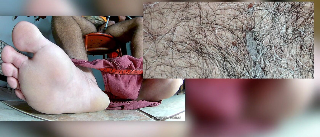 Stink HairyMale: Laarzen, kousen, klaarkomen close-up