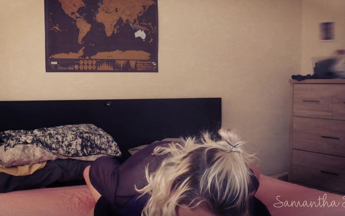 Samantha Flair Official: Sexy Samantha Flair šuká v čirých fialových košilích