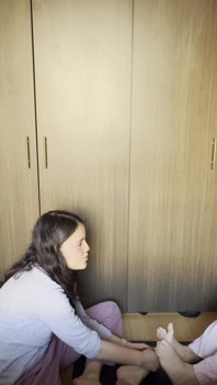 Lotta Lesbica Femminile a Piedi