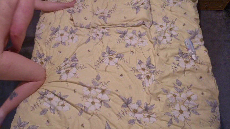 Mr D and Miss C: Hot Bisexual Wife Uses Double Ended Dildo to Fuck Herself...