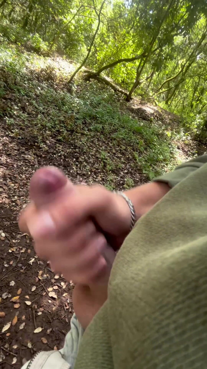 Axton Drake: Horny Bro Takes His Hard Cock Out for a Walk