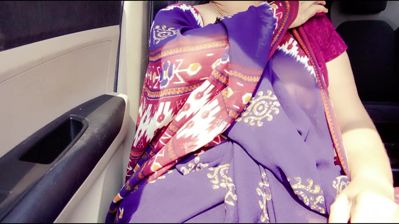 Indian Disha: Дези бхабхи в машине