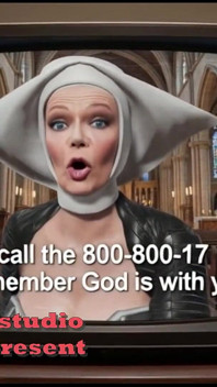 Old 70 Yo Nun and Ritch Man