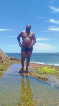 Mijn grote lichaam laten zien in Rio de Janeiro