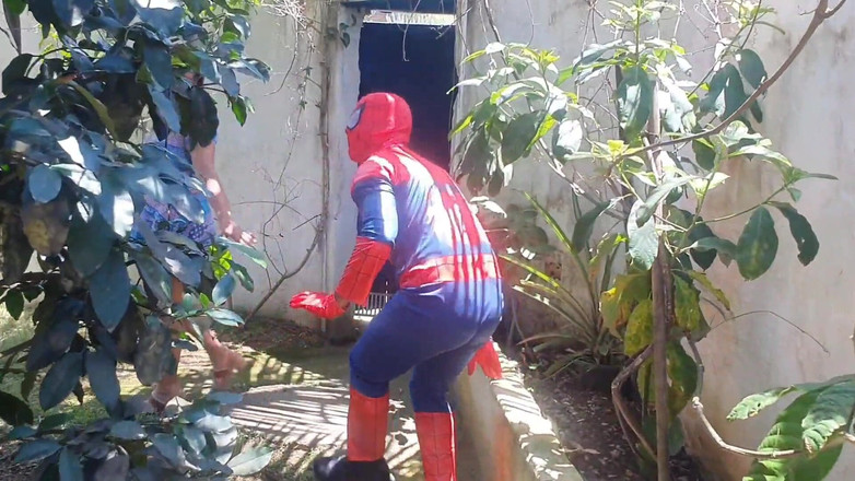 Paty Bumbum: Cospley Alex Lime Spider Spider Big Thick