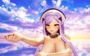 Mmd anime girls: Mmd R-18 fete anime clip sexy cu dans 206
