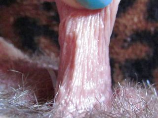 Cute Blonde 666: Harte große klitoris in extremer nahaufnahme