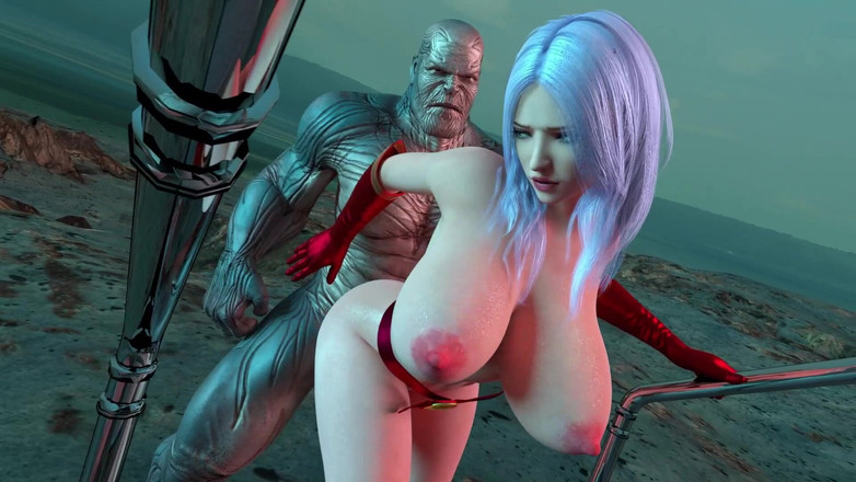 Game of Lust 3D: Onze heldin is erg begaafd en het monster met een...