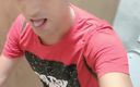 Idmir Sugary: Jerk off at the Toilet with Door Open - Almost Caught...