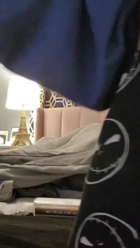 Sissy Boy Puts Dildon on His Butt When He Is Home Alone.