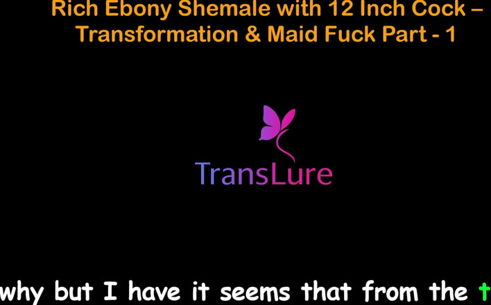 TransLure: English Audio Sex Story Rich Ebony Shemale with 12 Inch Cock -...