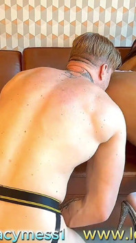 Sexy Dominant Big Cock Bombshell Using Her Slave Big Ass Fucks Deep Anal