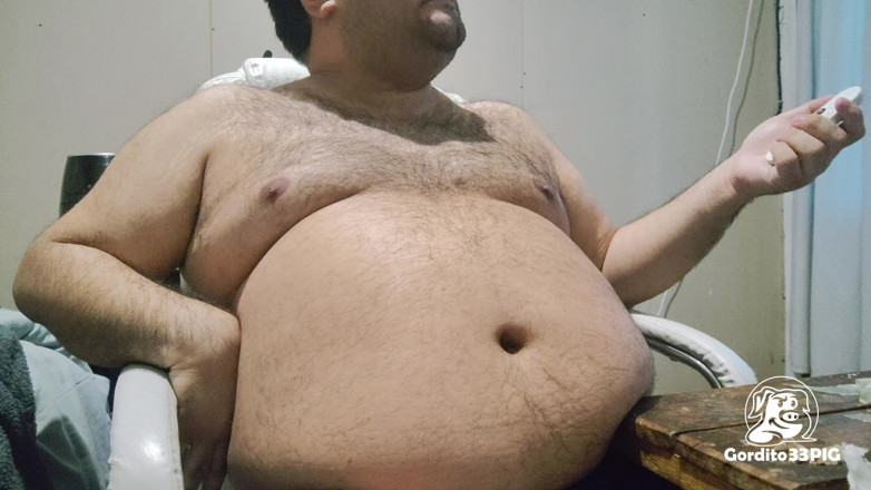 Gordito33PIG: Greedy Fat Pig Won't Stop Eating and Masturbating